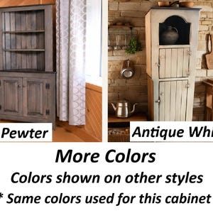 Amish Handmade Bookcase Cabinet - Large Cabinet Hutch- Multipurpose Cabinet Drawers - Farmhouse - Storage - Rustic - Case Goods -Home Decor image 9