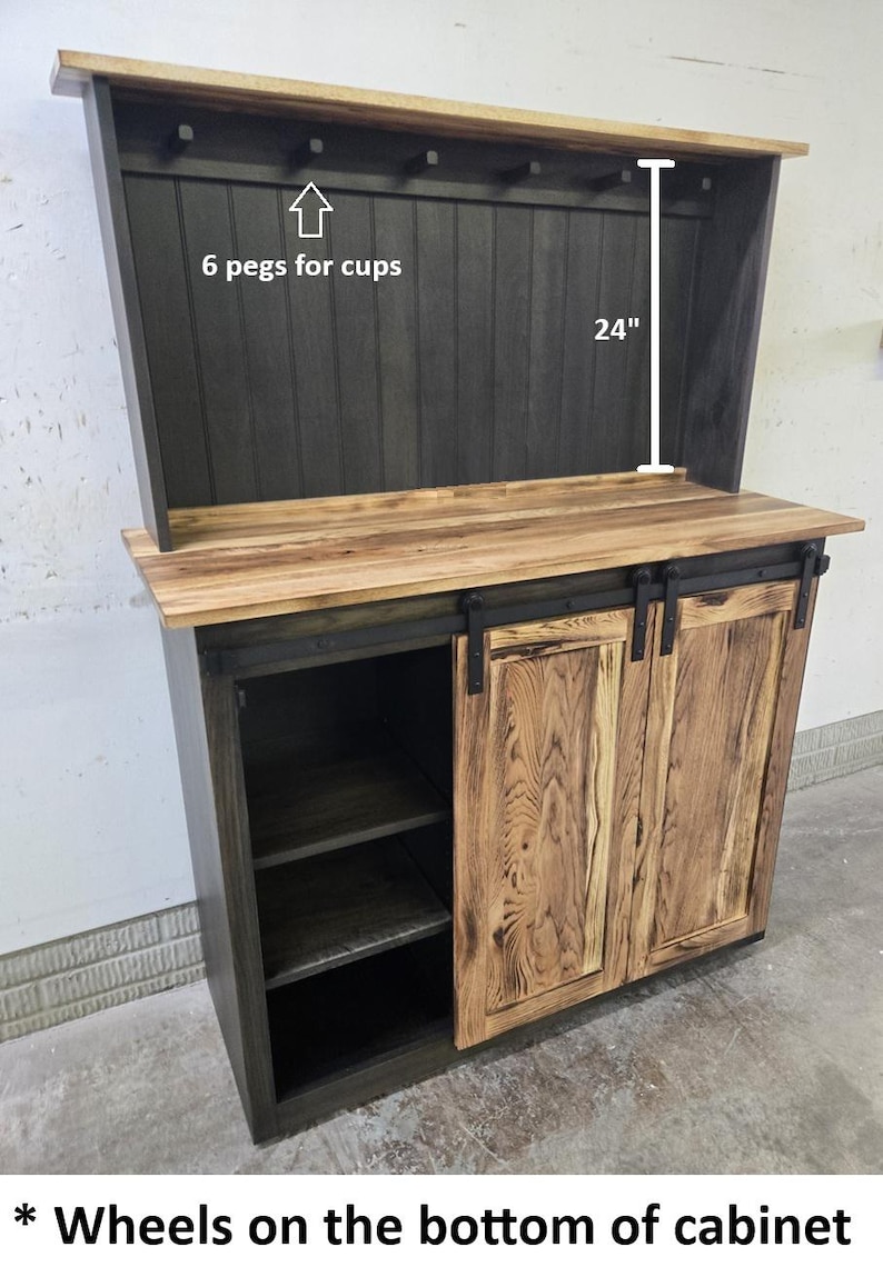 AmishArtisan Coffee Nook Coffee Bar Station