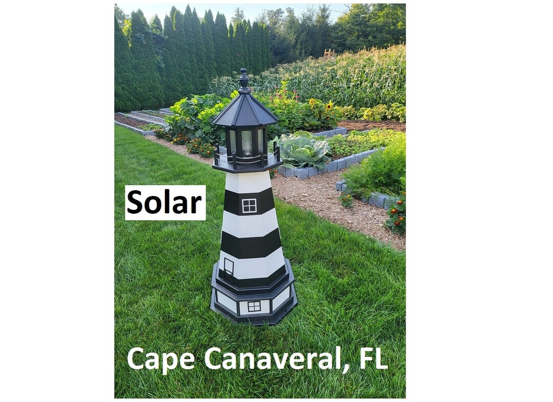 Cape Canaveral Solar Lighthouse - Amish Handmade - Landmark Design ...