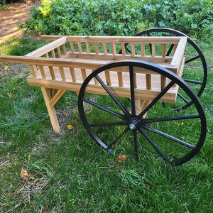 Peddler Cart - Vending Cart - Decorative - Fruit Cart- Amish Handmade - Country Decor- Primitive