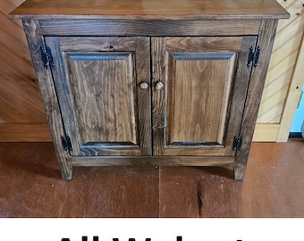 Custom order for Brneda: 2 cabinets  - 21"W x 21"D x 36"H each in All walnut, free curbside shipping.