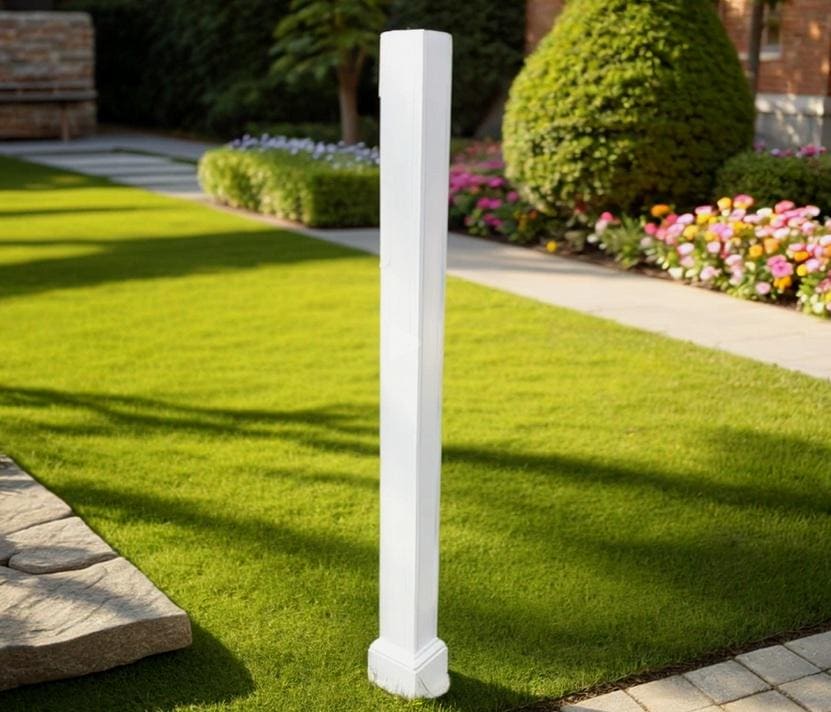 Alceramic Post Amish Handmade Vinyl Post for Birdhouse and Birdfeeder - Post Mount ...