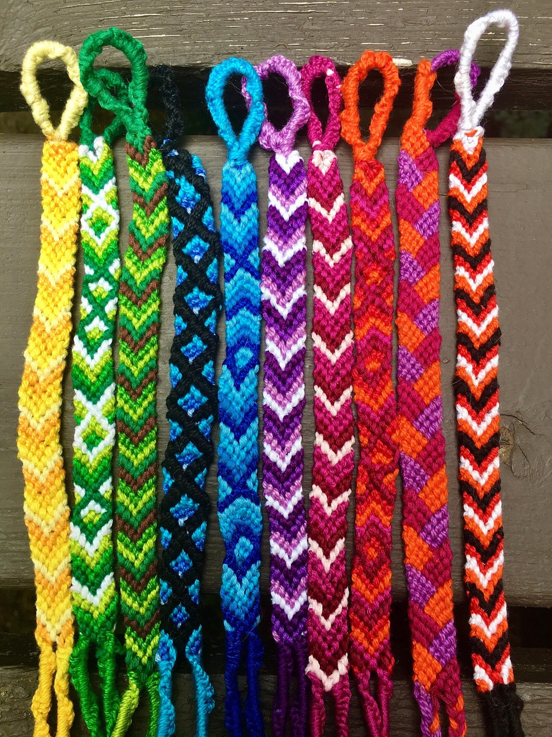 Friendship Bracelet, Brazilian Bracelet, Chevron Bracelet, Hand Woven