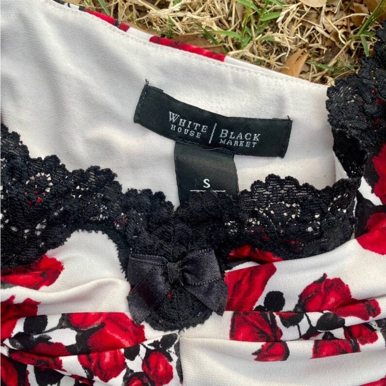 lace cami top Vintage Y2K romantic goth floral