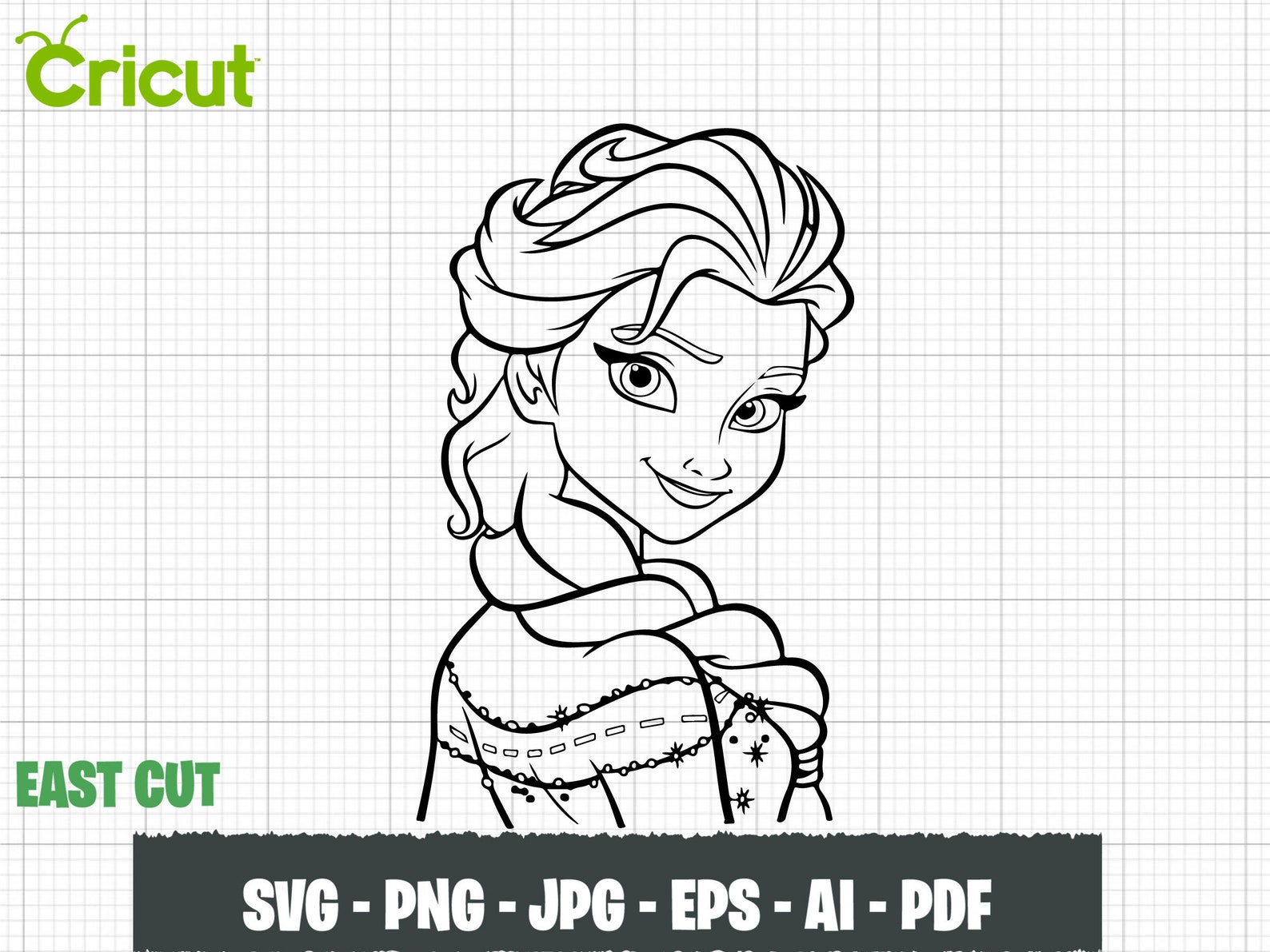 Download Elsa frozen svgelsa svgfrozen svgsvg for cricutcut files ...