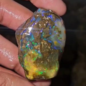 210 Cts, Opal Rough Gemstone, Natural Ethiopian Opal Welo Fire Crystal Opal Rough, Opal,Flashy Fire Specimens Raw, Oil Crystal Opal Rough,