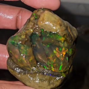 510 Cts, Opal Rough Gemstone, Natural Ethiopian Opal Welo Fire Crystal Opal Rough, Opal,Flashy Fire Specimens Raw, Oil Crystal Opal Rough,