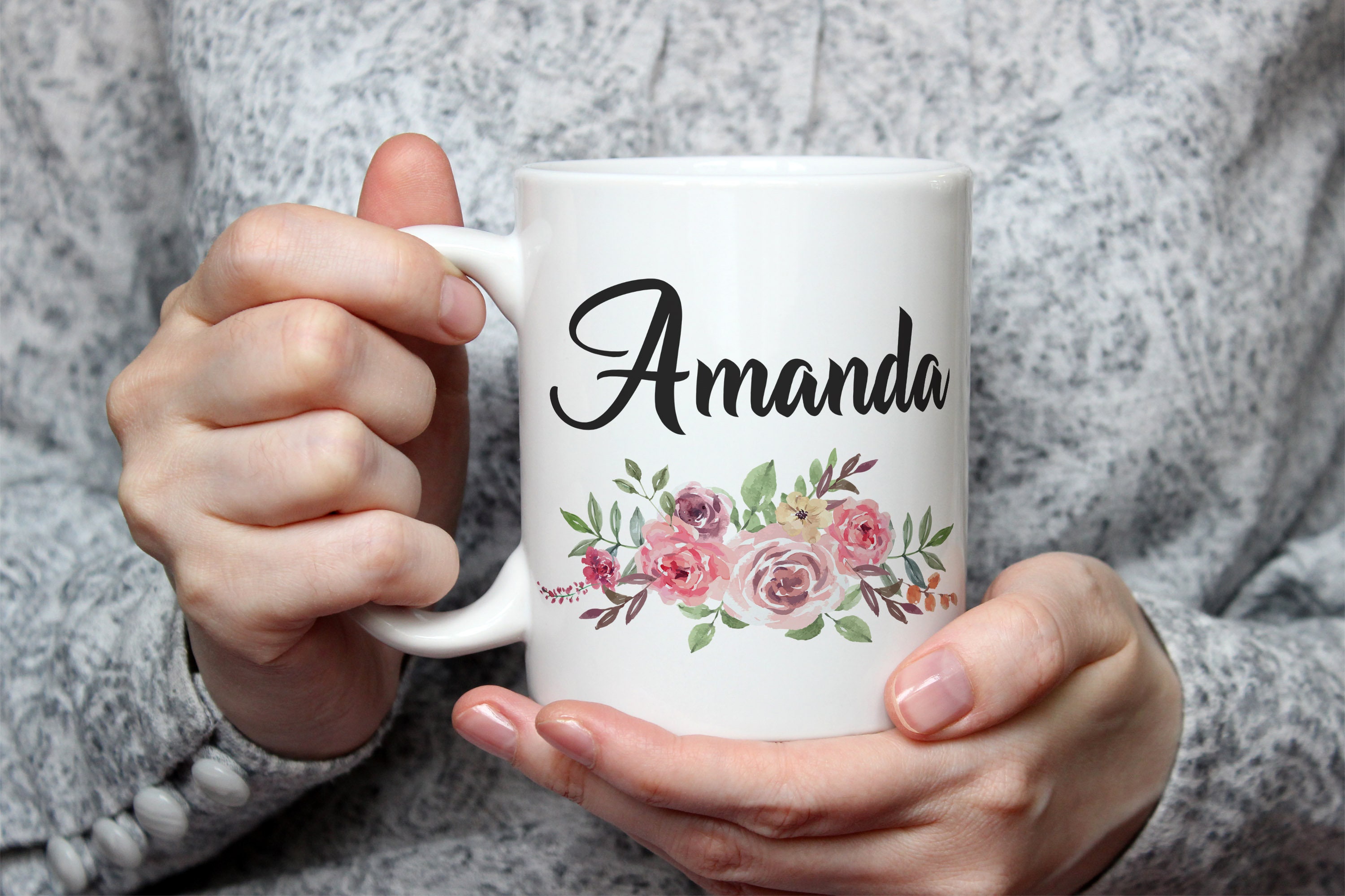 Personalized Name Coffee Mug Custom Name Mug Lover Name Etsy