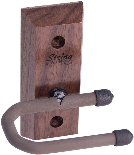 Dulcimer Hanger Wall Mount Hook Black Wanut Etsy