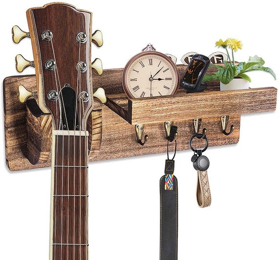 Guitar Holder Wall Mount Bracket Guitar Wall Hanger Guitar Etsy