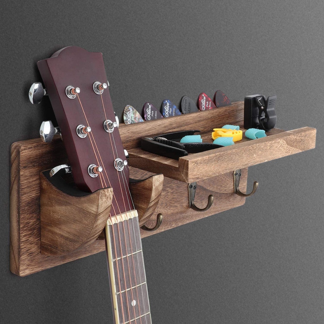Soporte Pared Guitarra Pack De Pared Guitarra Percha Pantalla