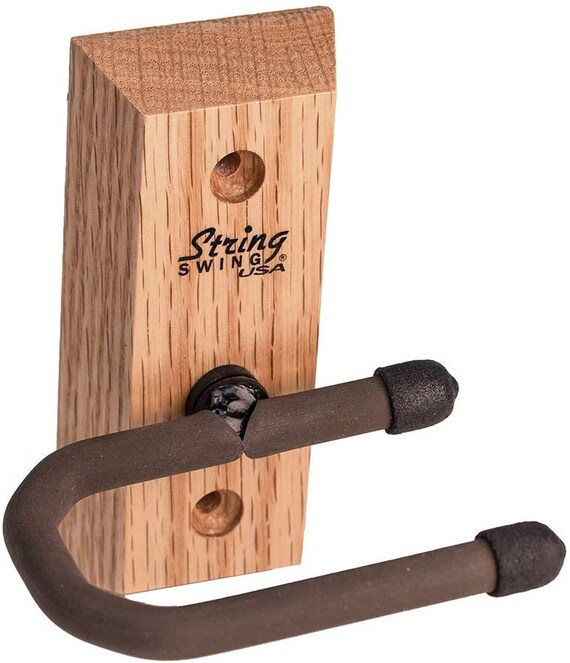 Dulcimer Hanger Wall Mount Holder Solid Oak Hardwood Block Etsy