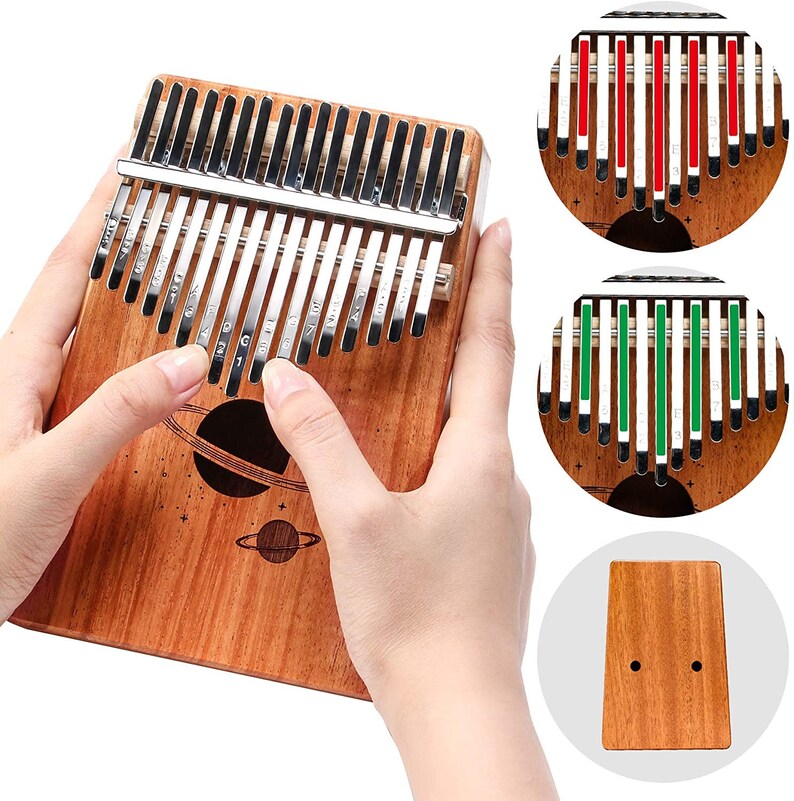 Kalimba Thumb Piano 17 Keys Finger Piano Easy to Learn Etsy