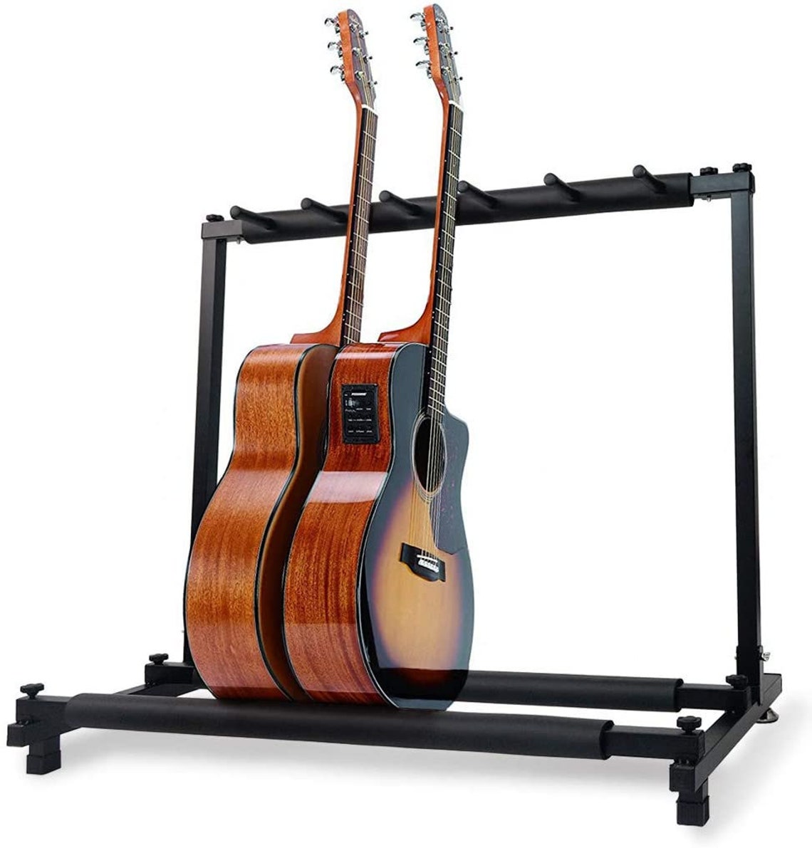 Guitar Bass Stand for Multiple Guitars Display Foldable Rack Etsy