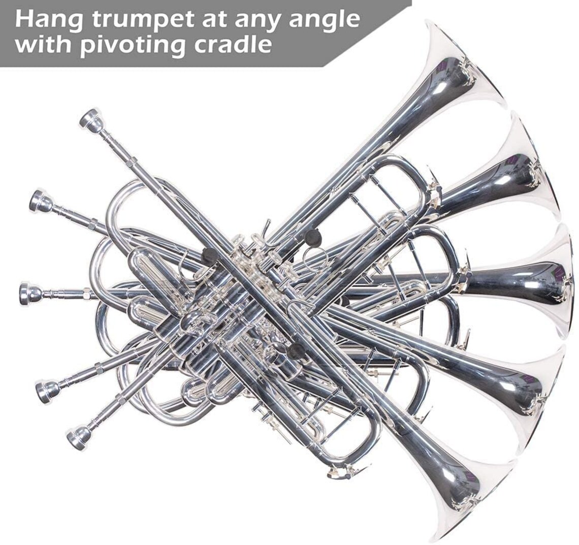Horizontal Wall Mount Trumpet Holder Stand for all Trumpets Etsy
