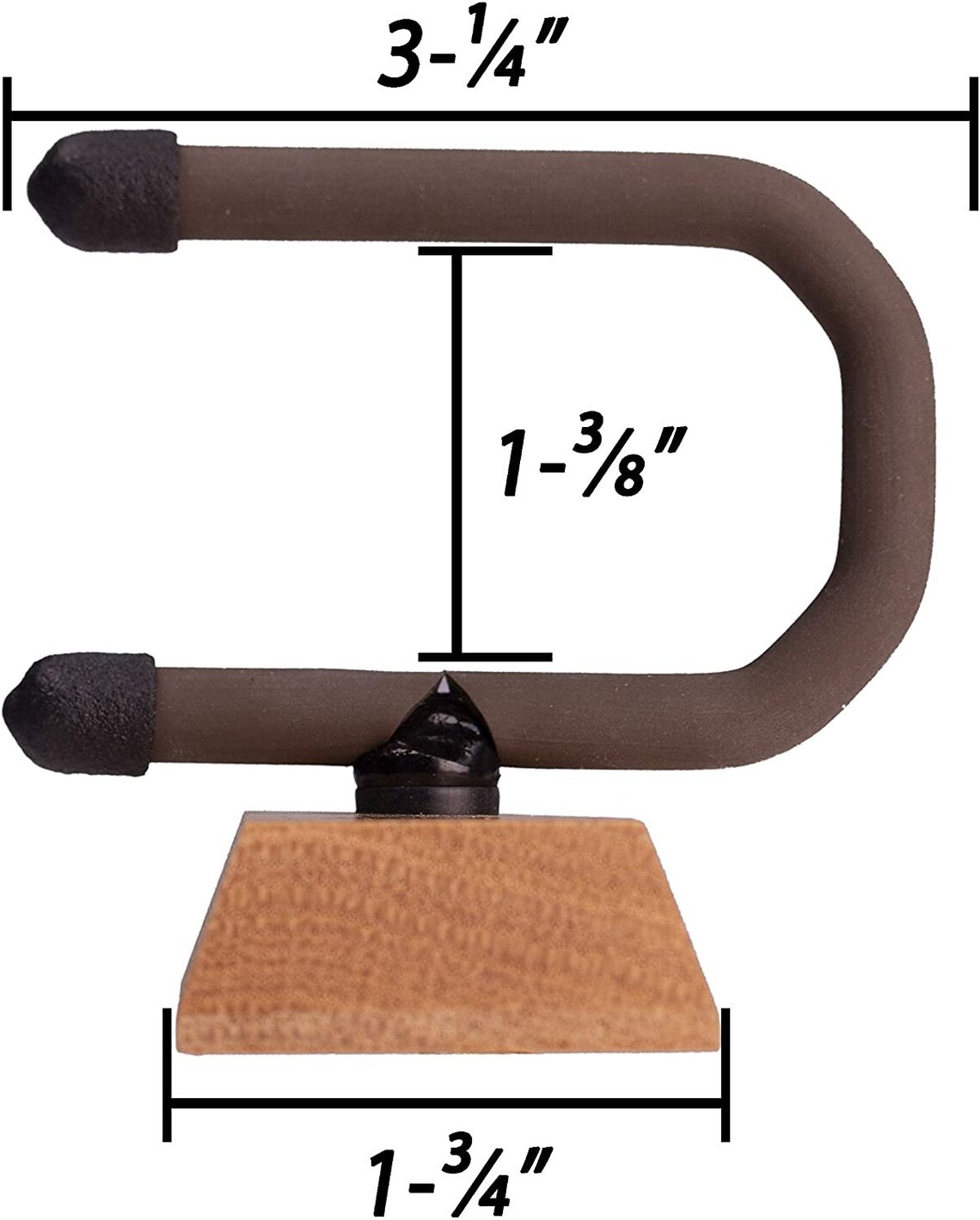 Dulcimer Hanger Wall Mount Holder Solid Oak Hardwood Block Etsy