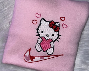Kids & adult Helloo kitty  Crewneck Valentines