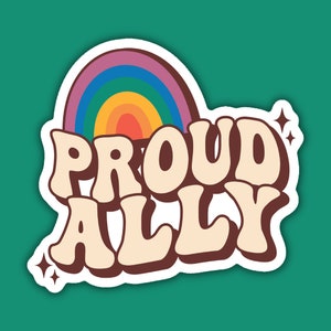 Proud Ally Vinyl Sticker