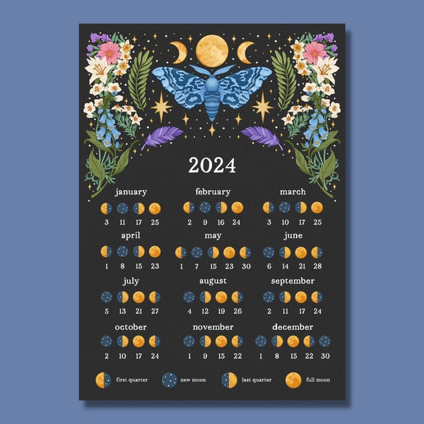 Zodiac Calendar - Etsy