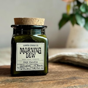 Morning Dew Soy Candle, Apple Scented, Phthalate-Free