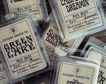 Soy Wax Melts, Classic Scents, Non-Toxic Candle Tarts