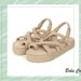 Rope Sandals, Bohemian Sandals For Women Flat Linen Rope Platform Female Open Toe Slip-on Shoes, Handmade Rope Sandals Best Seller 