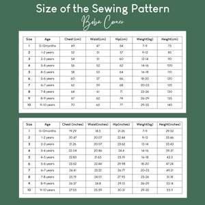 Children's Trousers PDF Sewing Pattern, Kids Baby Boy Girl PANTS ...