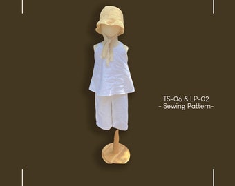 Halter Top Sewing Pattern: Girls Sizes 1-10 (PDF Pattern)