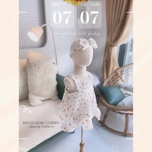 Baby Peplum Top Sewing Pattern: Camisole PDF (Size 1-10)