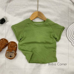 A4, US LETTER, A0 Patrón de costura para niños, Camiseta para niños y niñas, Patrón de costura simple para niños