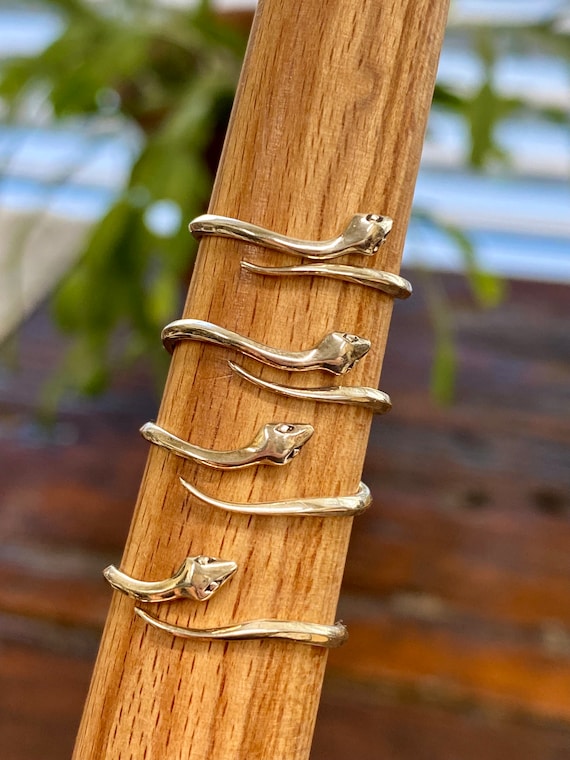 Sterling Silver 925 Ring, | Adjustable Simple Sna… - image 1