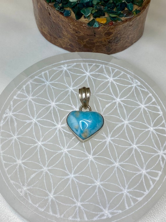 Larimar Pendant | Sterling Silver Larimar Pendant | Sterling Silver Pendant | Larimar | Larimar Necklace