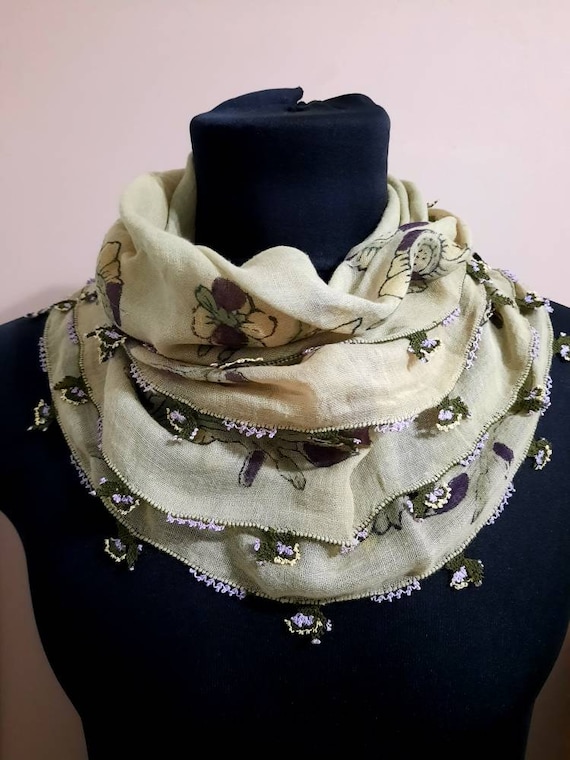 Antique scarf anatolian embrodery