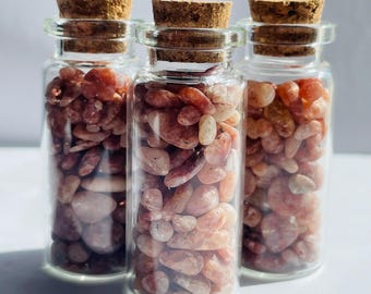 Tumbled Red Quartz Chips
