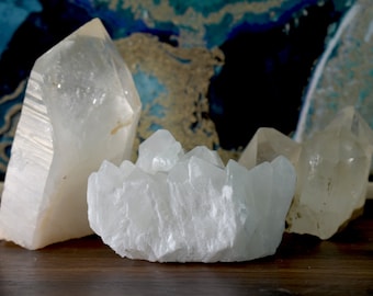 Clear Quartz Cluster & Points - All Chakras