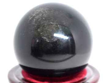 Silver Sheen Obsidian Crystal Balls/Spheres