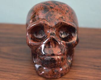 Mahogany Obsidian Skull