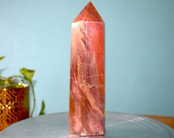 Large Red  Jasper Tower - Root Chakra