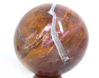 Large Red Ocean Jasper Crystal Ball/Sphere 820g