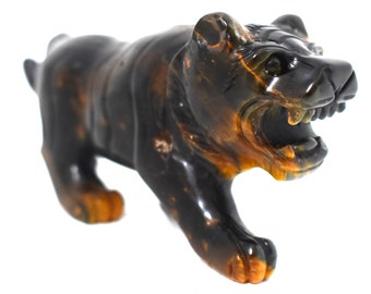 Blue Tiger's Eye Tiger - Throat Chakra