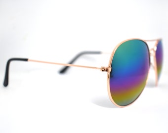 Rainbow Aviator Sunglasses