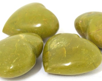 Green Opal Hearts - Heart Chakra