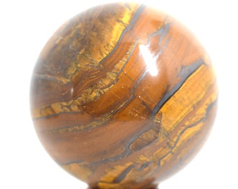 Petrified Wood Sphere 816g - Prosperity Crystals