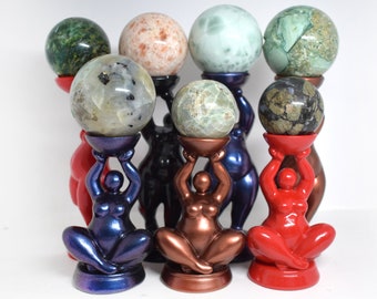 Goddess Crystal Ball/Sphere Holders