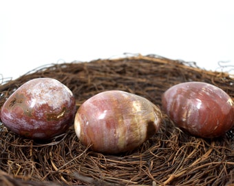 Red Ocean Jasper Eggs - Crystal Eggs - Easter - Eostre