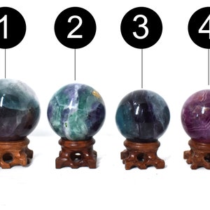 Rainbow Fluorite Crystal Balls