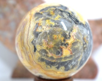 Crazy Lace Agate Crystal Ball/Sphere