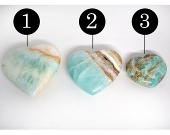 Caribbean Calcite Hearts