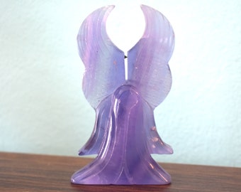Purple Fluorite Angel of Death