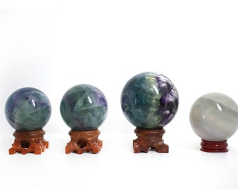 Small Fluorite Crystal Balls/Spheres